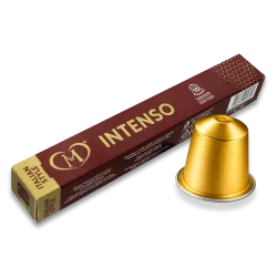 50 Capsule Alluminio Compatibili Nespresso®* – Intenso – Tubo