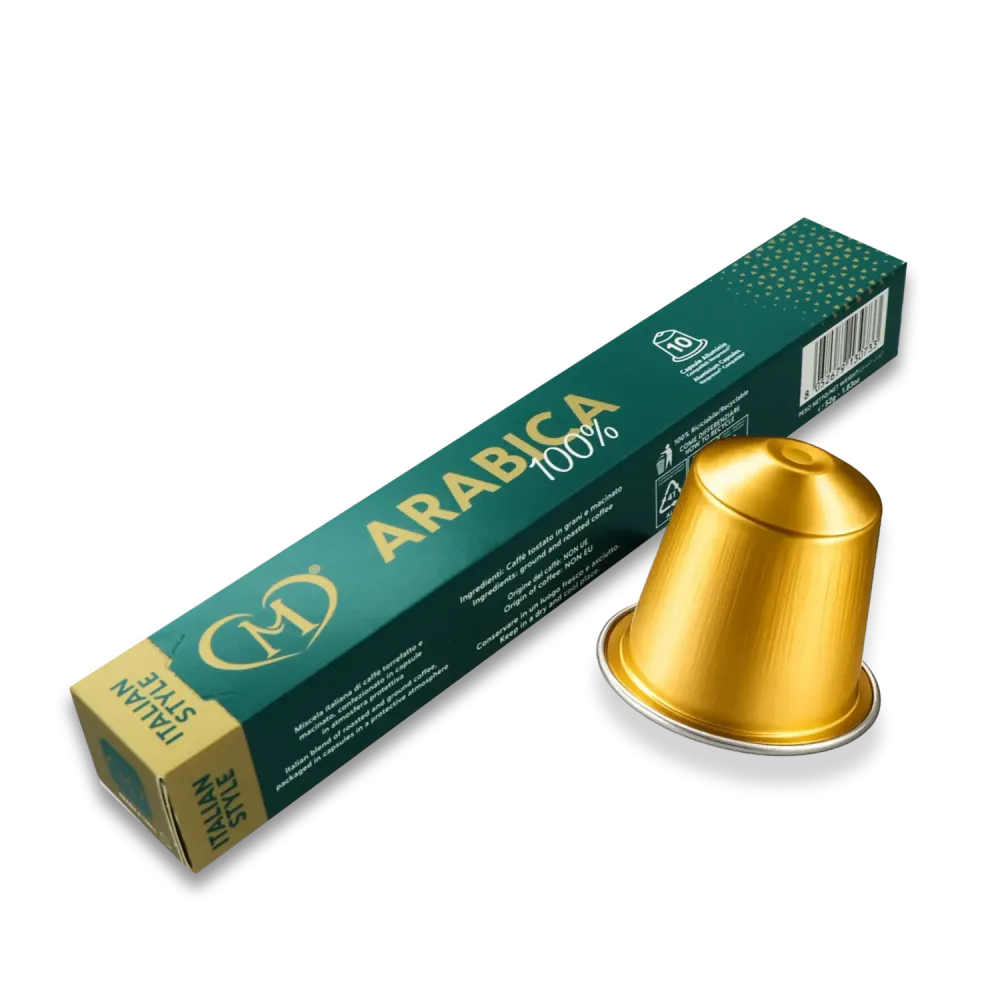 Capsule Compatibili Nespresso®* Arabica in Alluminio – Tubo