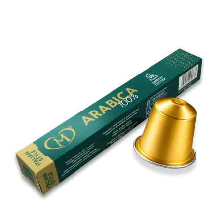 Capsule Compatibili Nespresso®* Arabica in Alluminio – Tubo