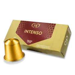 50 Capsule in Alluminio Compatibili Nespresso®* Intenso – Cofanetto