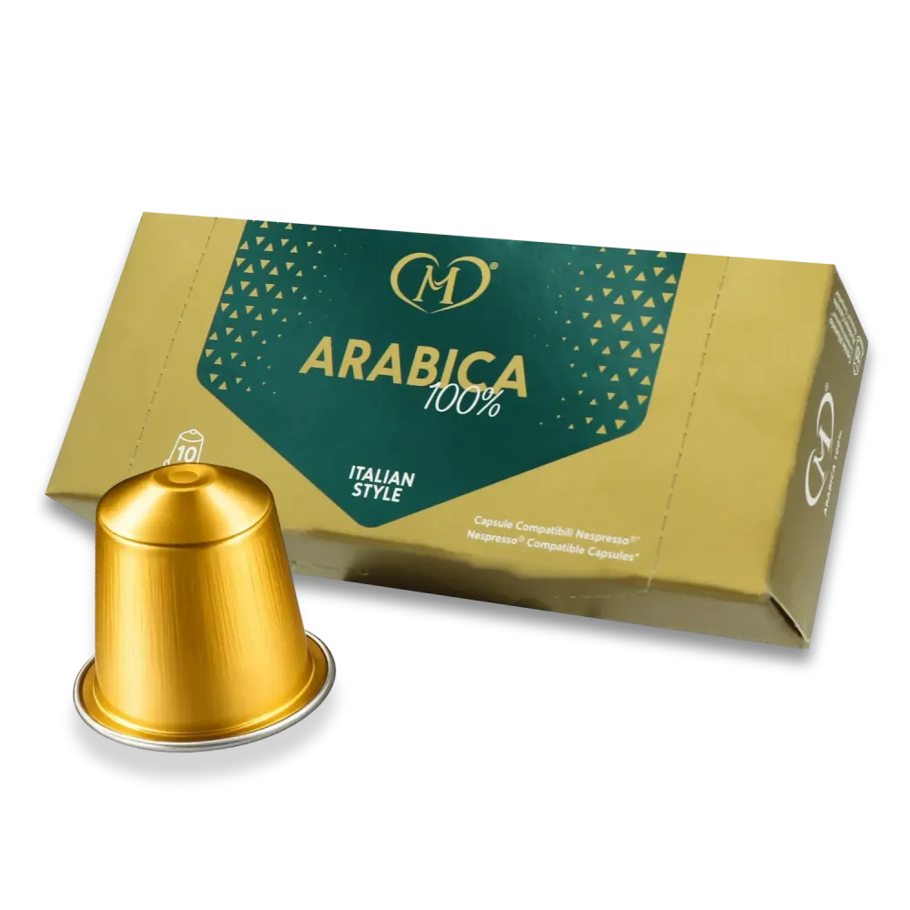 Capsule Compatibili Nespresso® Arabica in Alluminio - Cofanetto