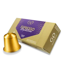 50 Capsule in Alluminio Compatibili Nespresso®* Espresso Napoletano – Cofanetto