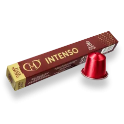 50 Capsule Alluminio Compatibili Nespresso®* – Intenso – Tubo