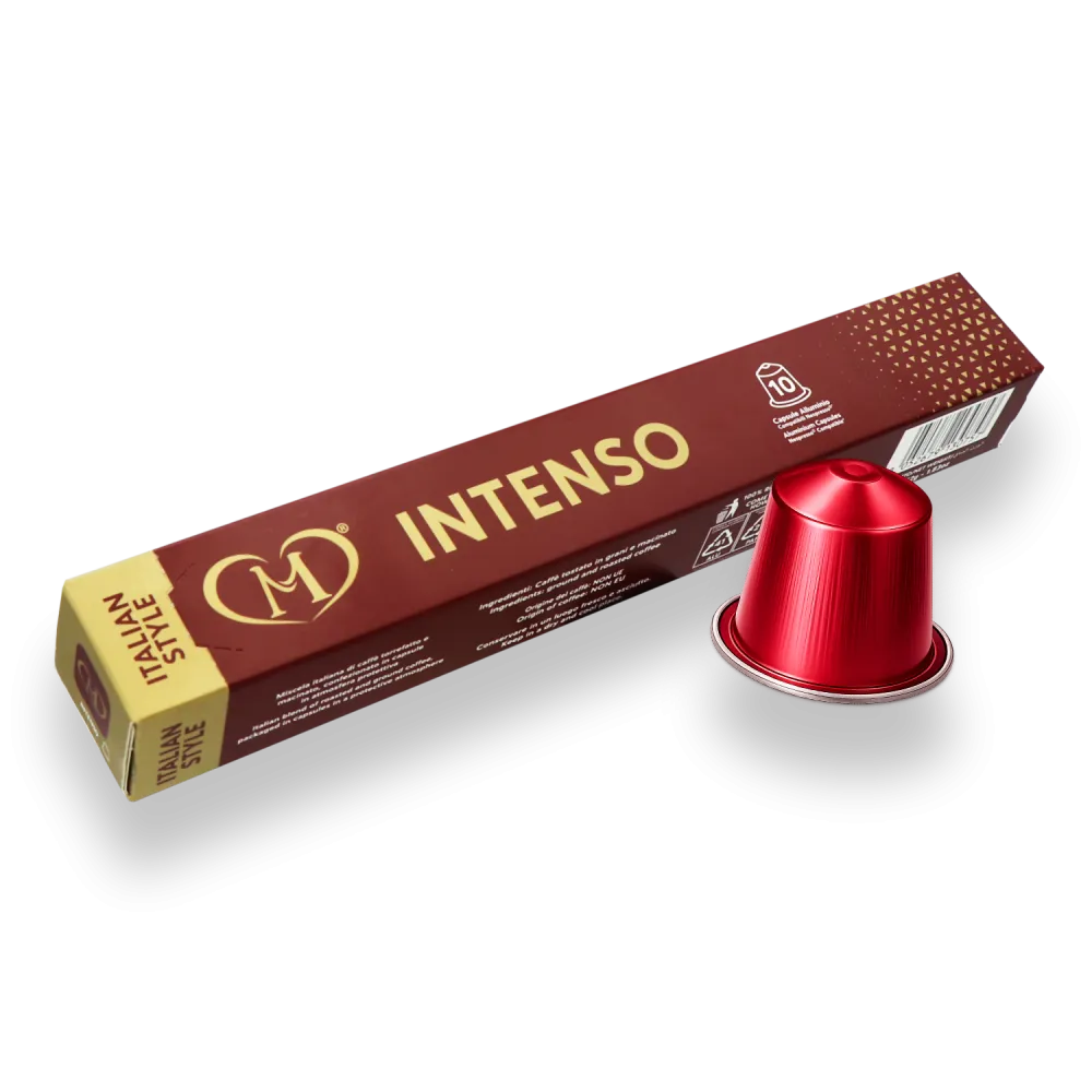 Capsule Alluminio Compatibili Nespresso®* Intenso Tubo