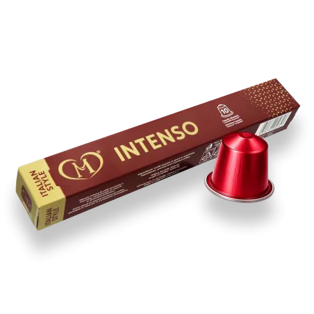 Capsule Alluminio Compatibili Nespresso®* Intenso Tubo