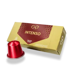 50 Capsule in Alluminio Compatibili Nespresso®* Intenso – Cofanetto