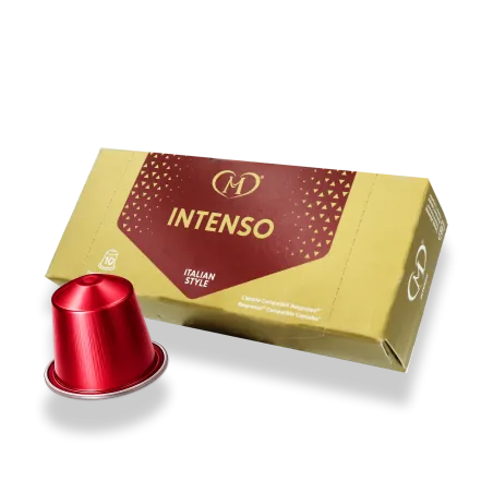 Cofanetto Capsule Compatibili Nespresso®* Intenso in Alluminio – Cofanetto