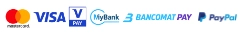 Pagamenti sicuri con carte e PayPal